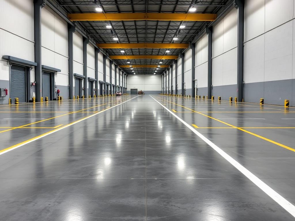 Warehouse line marking